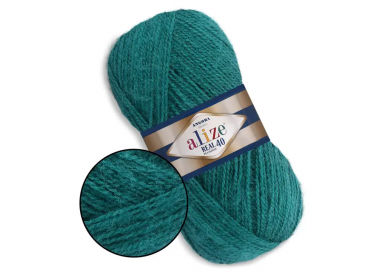 Alize Angora Real 40, цвет 507 античный зелёный