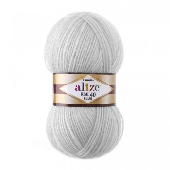 Alize Angora Real 40, цвет 21 серый