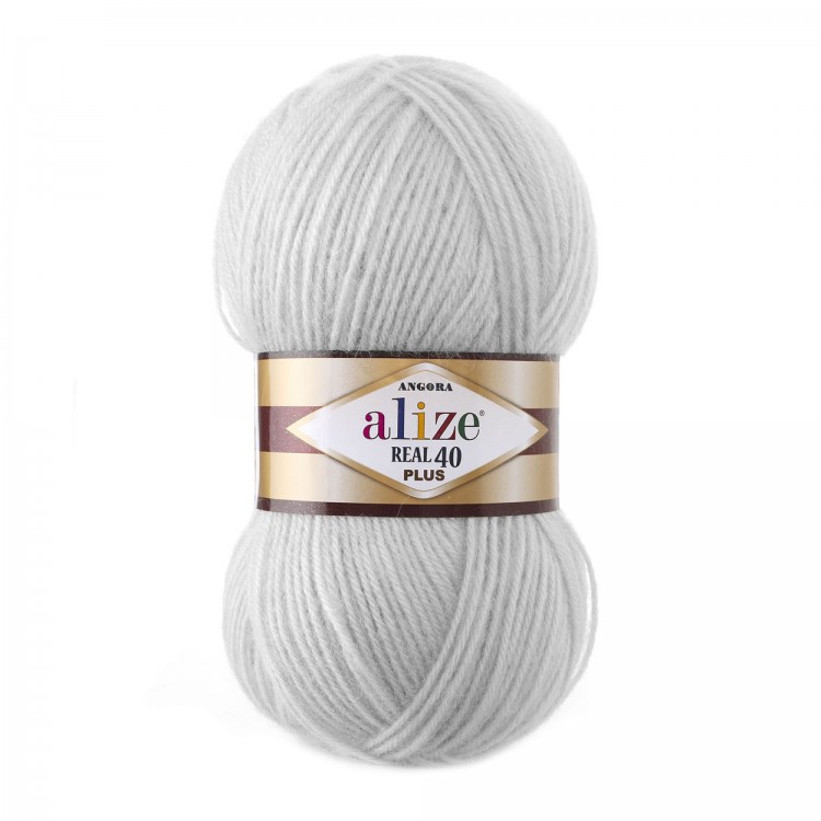 Alize Angora Real 40, цвет 21 серый