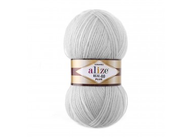 Alize Angora Real 40, цвет 21 серый