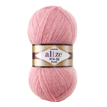Alize Angora Real 40, цвет 363 светло-розовый