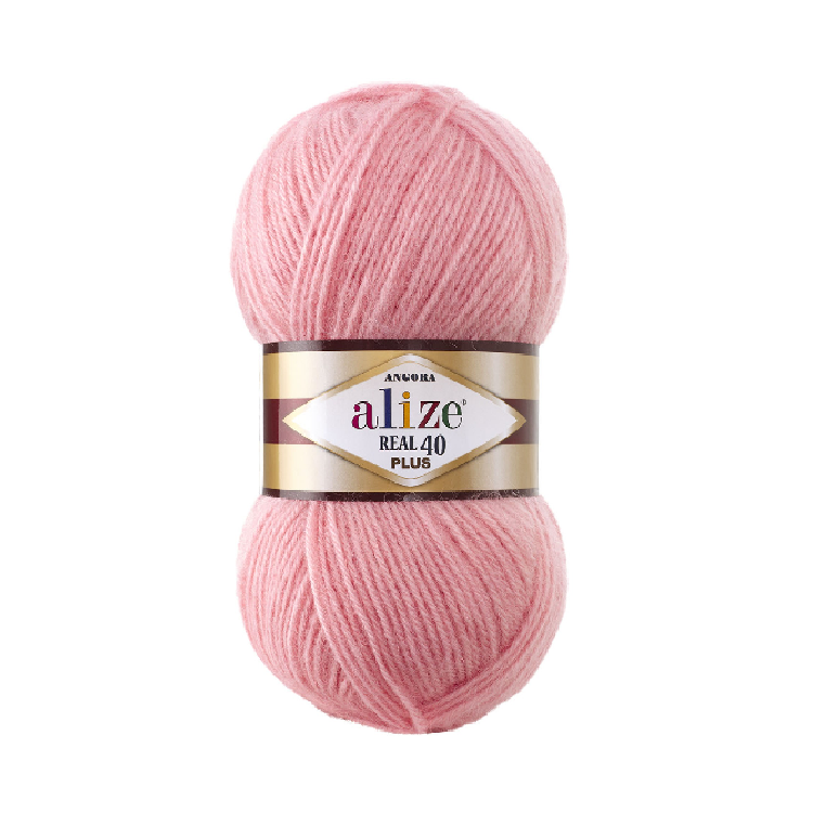 Alize Angora Real 40, цвет 363 светло-розовый